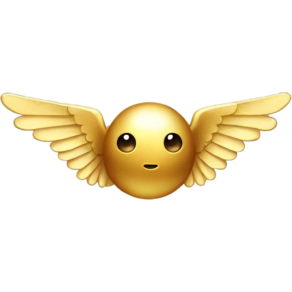 Golden snitch ball harry potter emoji