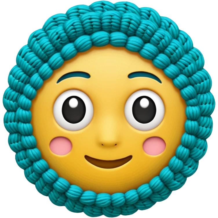 crochê cor ciana emoji