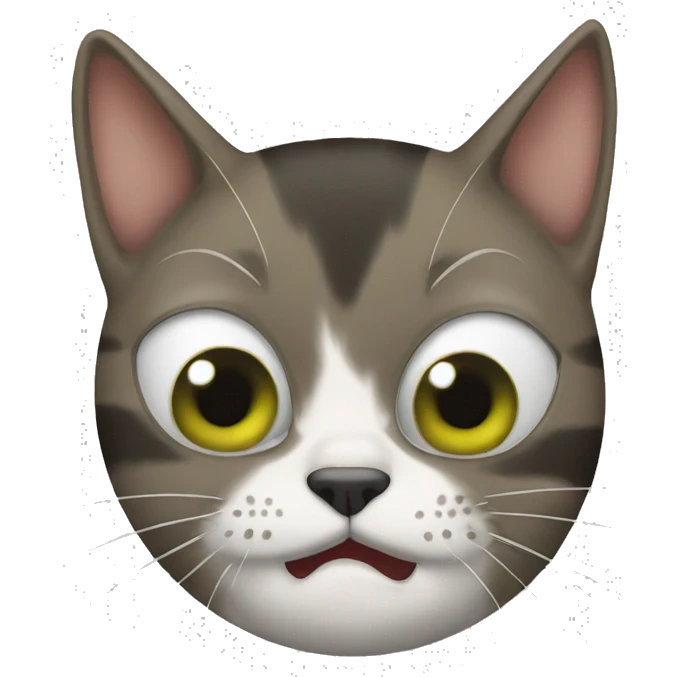 Cat picking a booger emoji