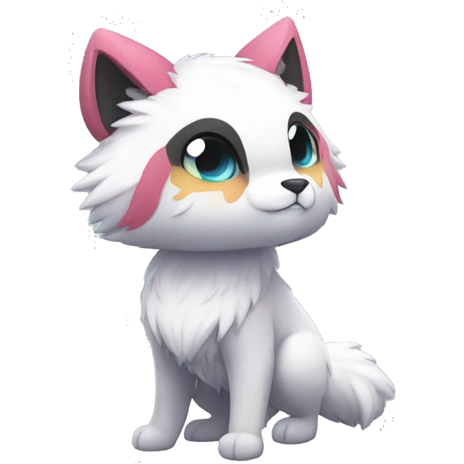  High quality Cute Cool Kawaii edgy Pretty Chibi Fur-Sona Colorful Fakemon Full Body emoji