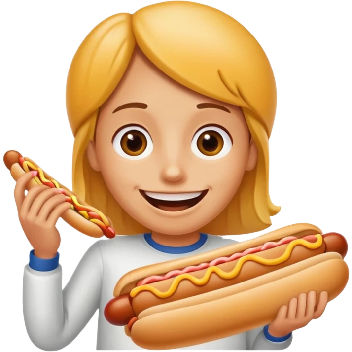 Gay, hotdog emoji