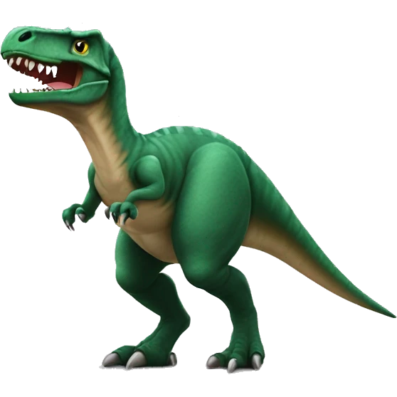 Dino hält eine HSV Fahne emoji