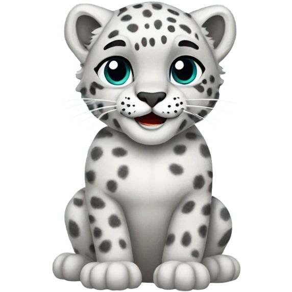 Snow leopard  emoji