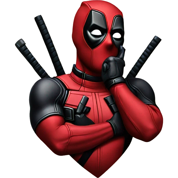 Deadpool heart emoji