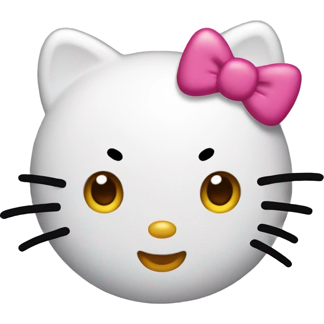 Hello kitty emoji
