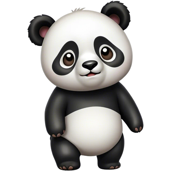 Panda walking  emoji