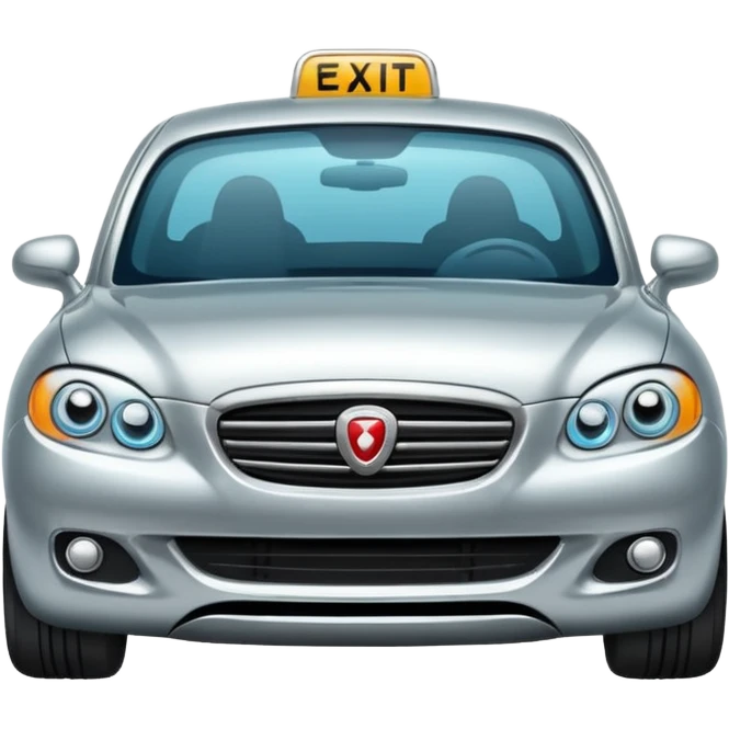 exit and entry on car icon emoji