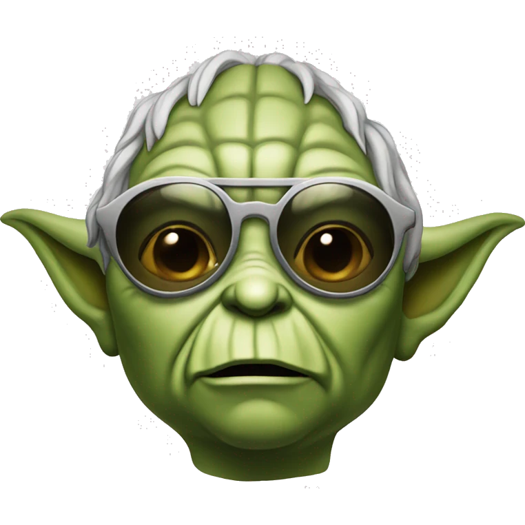 yoda with sunglasses emoji