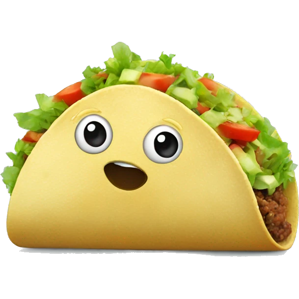 taco with lime slice emoji