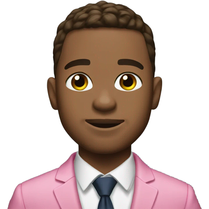 Tyler lockett in a pink suit emoji