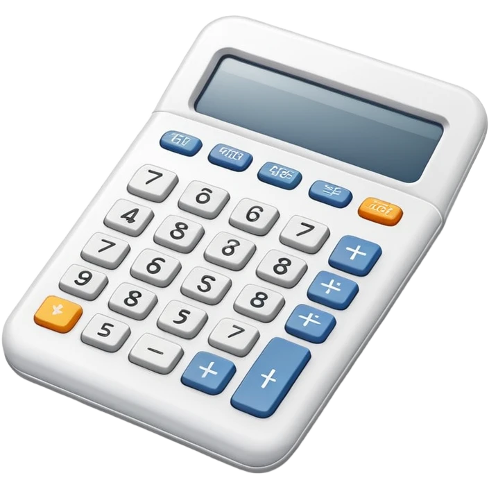 white calculator  emoji