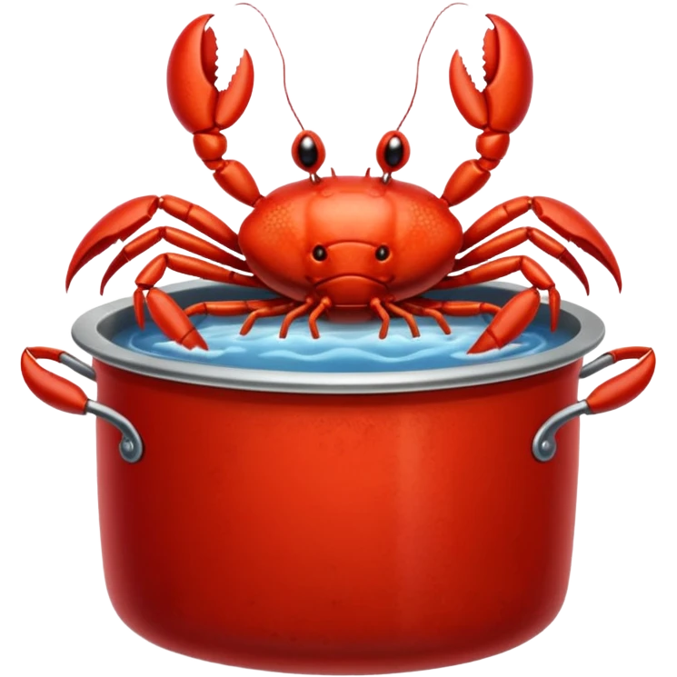 crayfish in a pot emoji