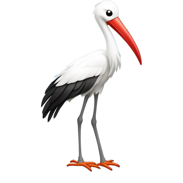 Stork emoji