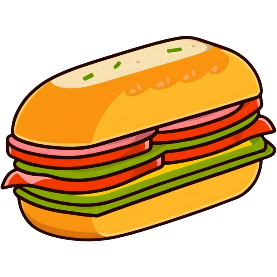 Peruvian sandwich emoji