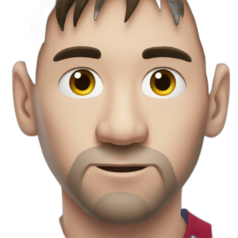 Messi face emoji