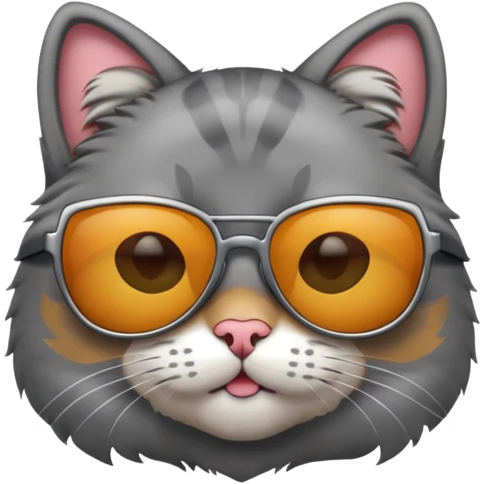 Cat wearing sunglasses emoji