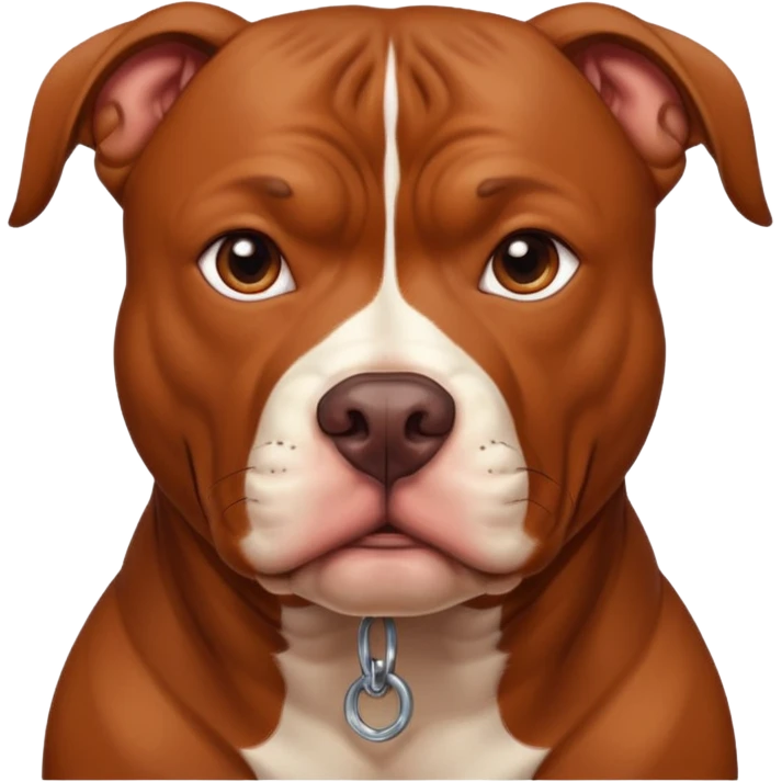Brown Pitt bull emoji