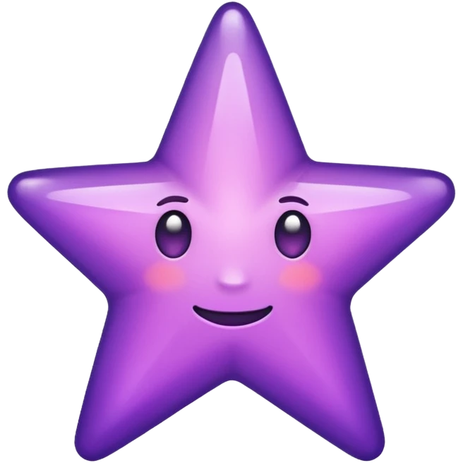 mor yıldız emoji