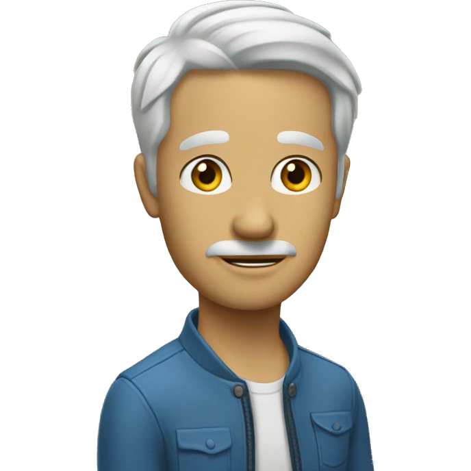 Зеленая змея с новогодней шапкой emoji