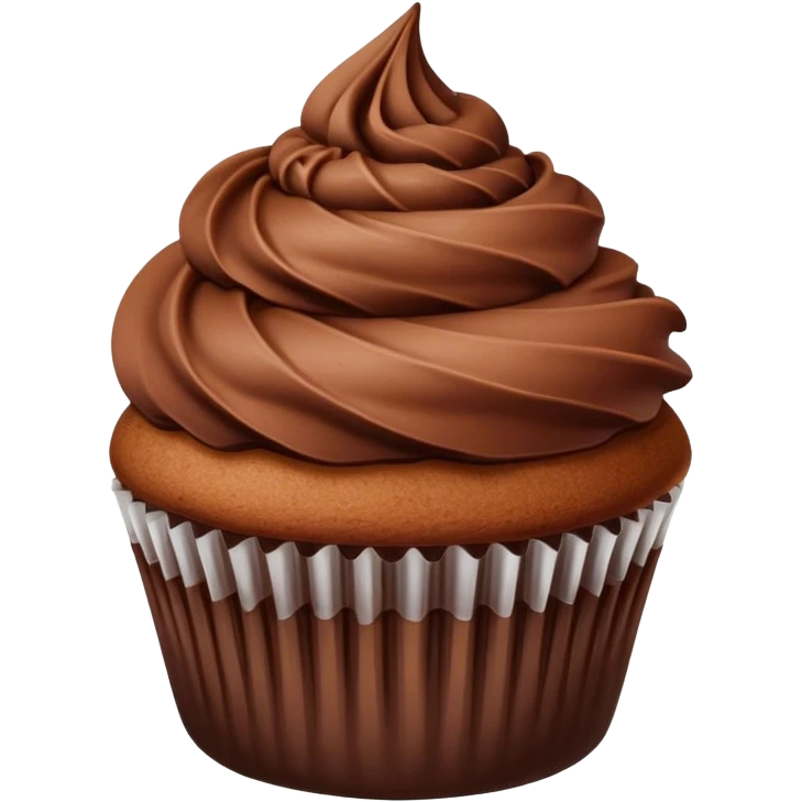 soft brown cupcakes emoji