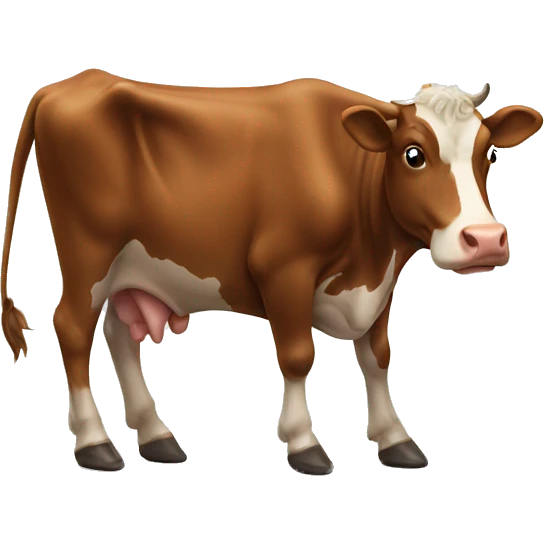 cow pooping emoji