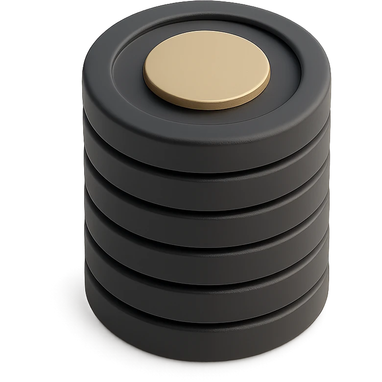a stack of coins emoji