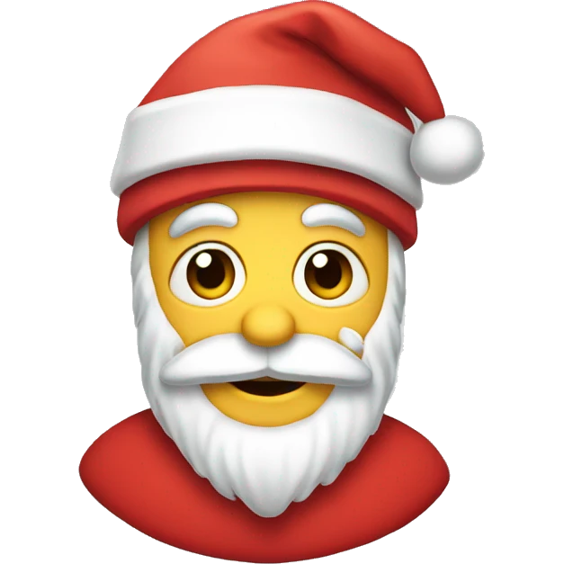 Cartoon Santa hat  emoji
