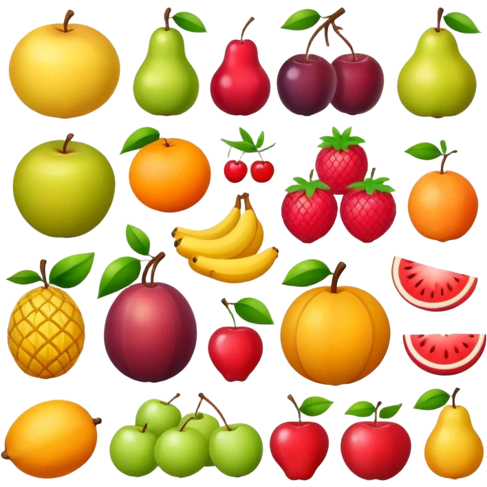 Fruits emoji