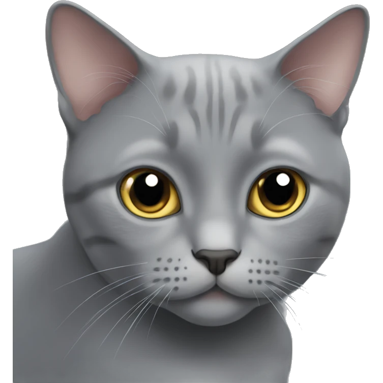 Britain grey cat emoji