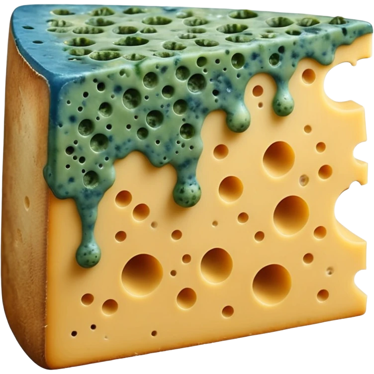 moldy cheese slice emoji