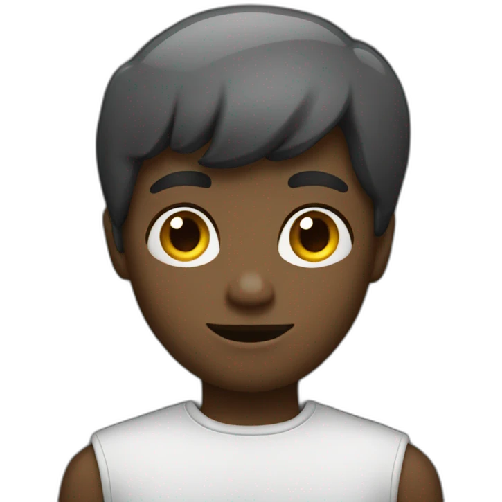 Garçon noir emoji