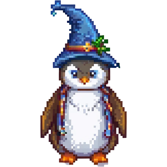 penguin wizard emoji