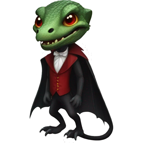 vampire lizard  emoji