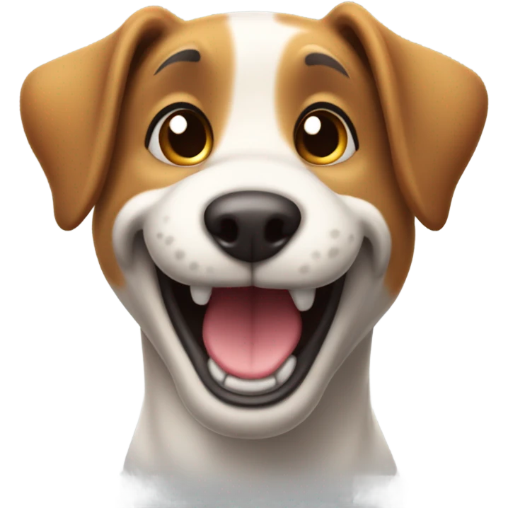 Happy dog emoji
