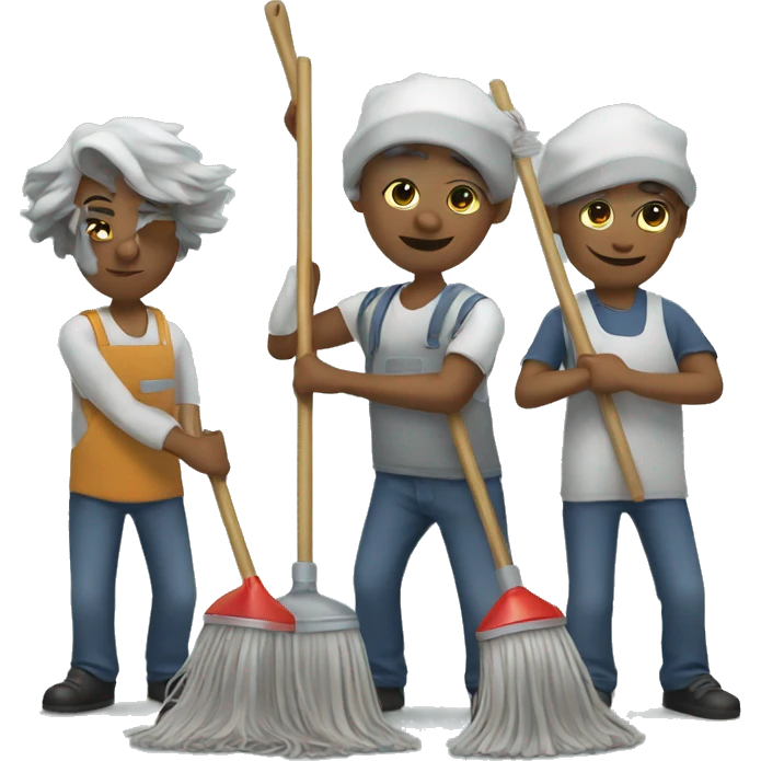 Mopping gang emoji