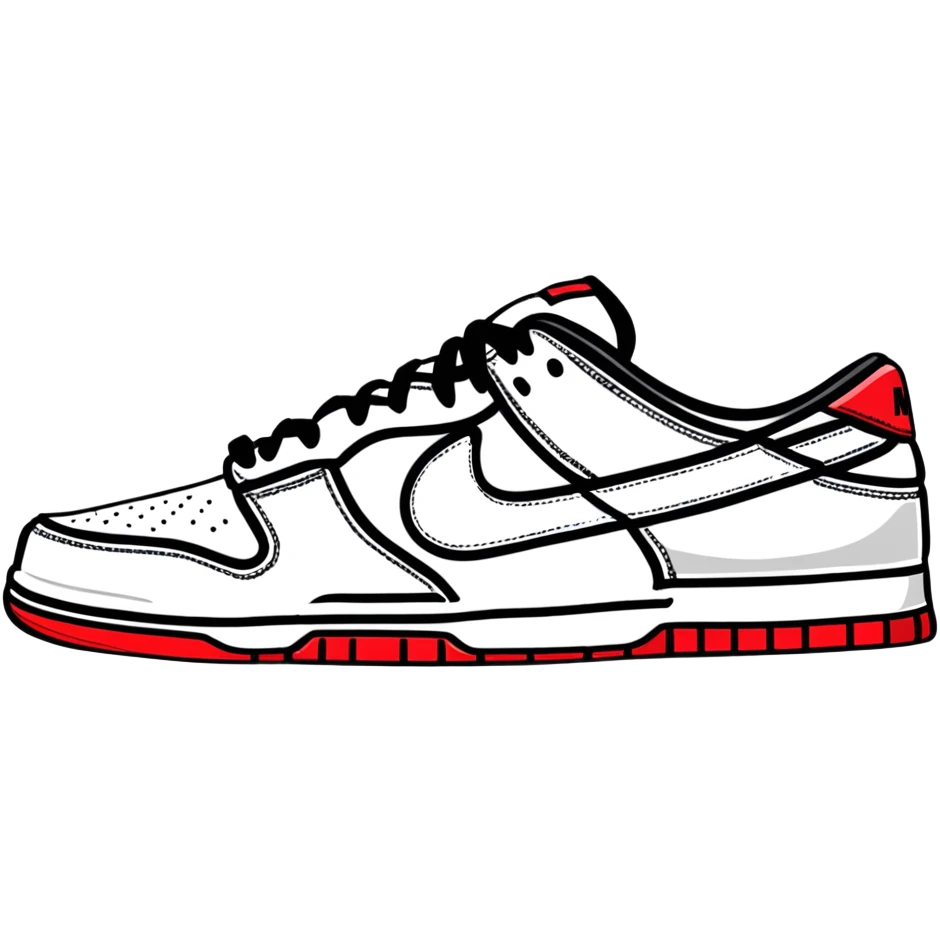 Nike Dunk low sneakers emoji