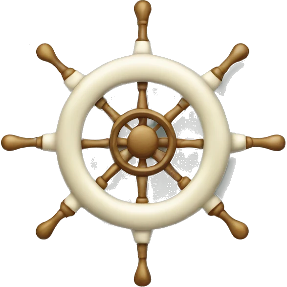 Nautical Navigation steering wh emoji