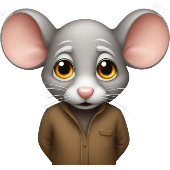 Ageing mouse emoji