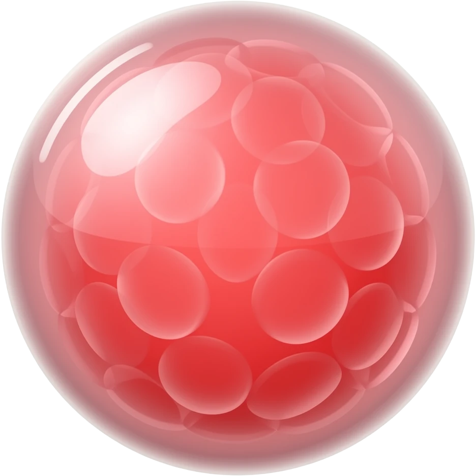 red human egg cell emoji