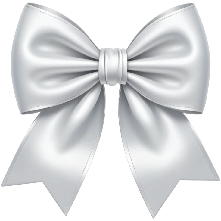 White bow emoji