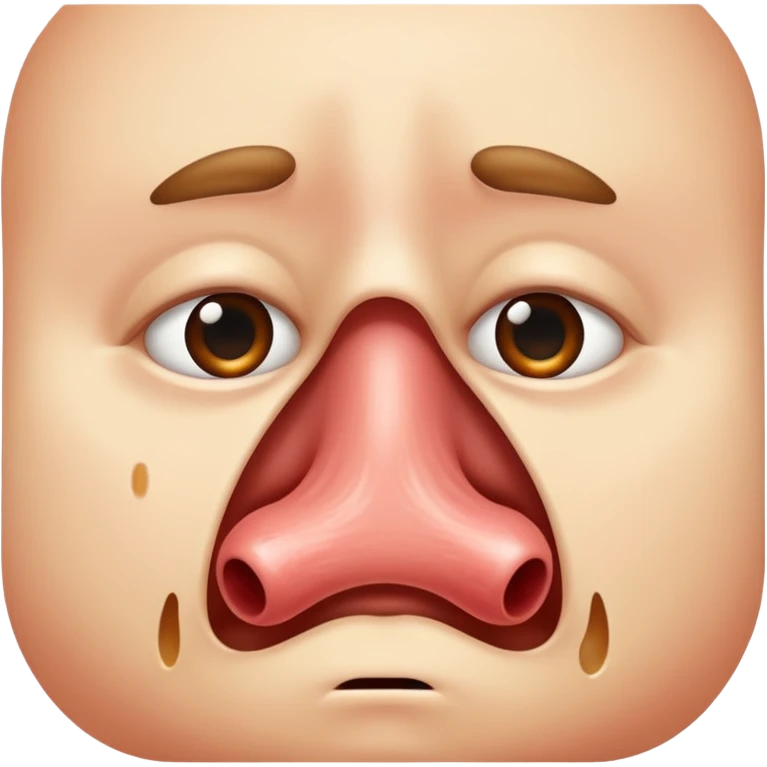 a nose that inspires fumes emoji