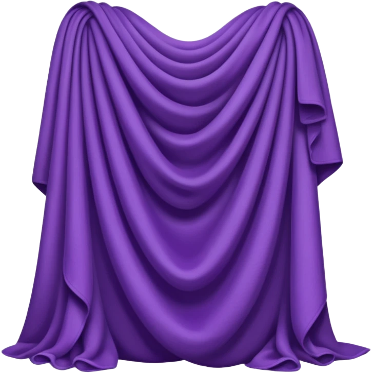 cap cloth purple emoji