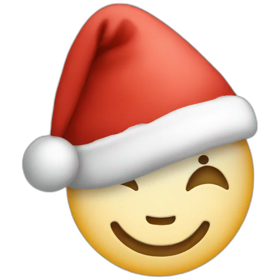 christmas hat emoji