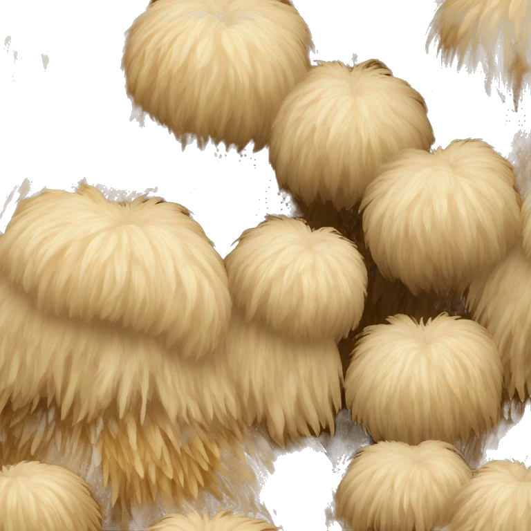 Hericium erinaceus lion's mane emoji