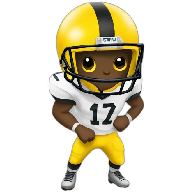 Yellow football  emoji