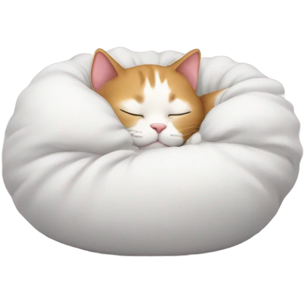 Cat sleeping  emoji