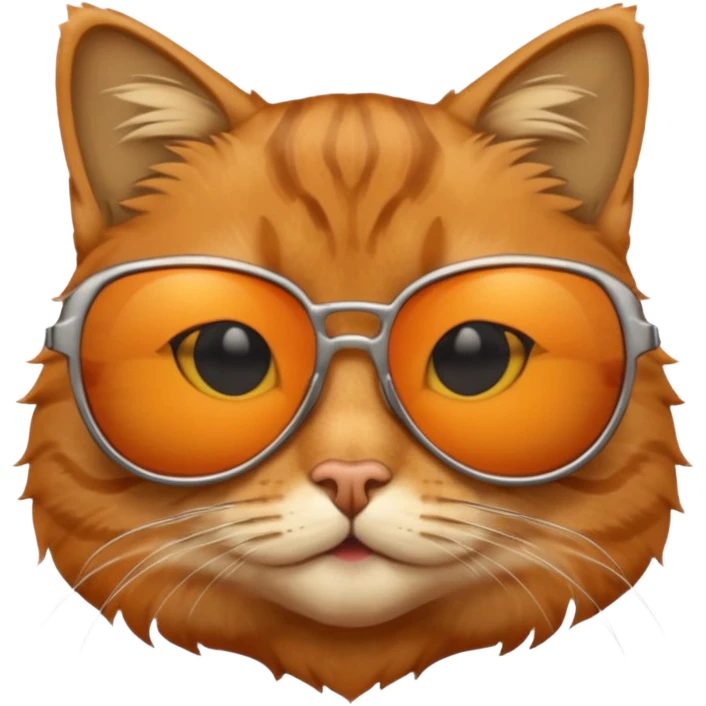 Cat wearing sunglasses emoji