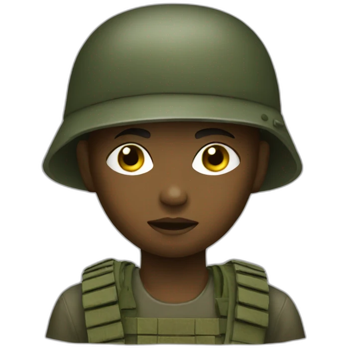 Child soldier emoji