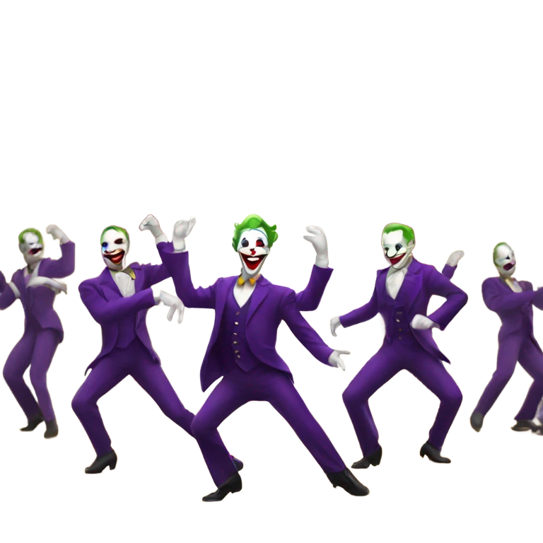 Joker ballroom dancing emoji