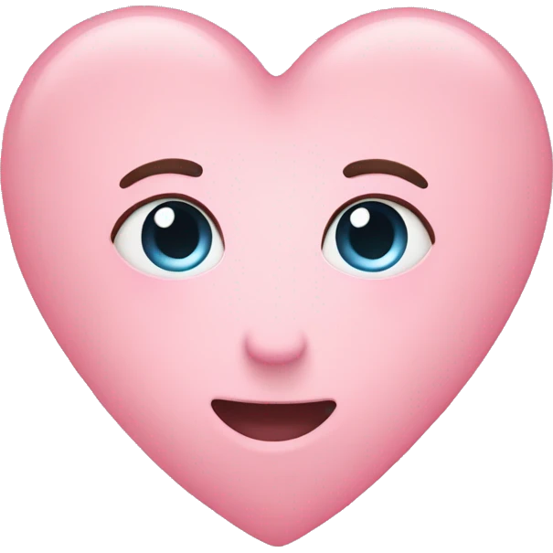 Pastel heart emoji